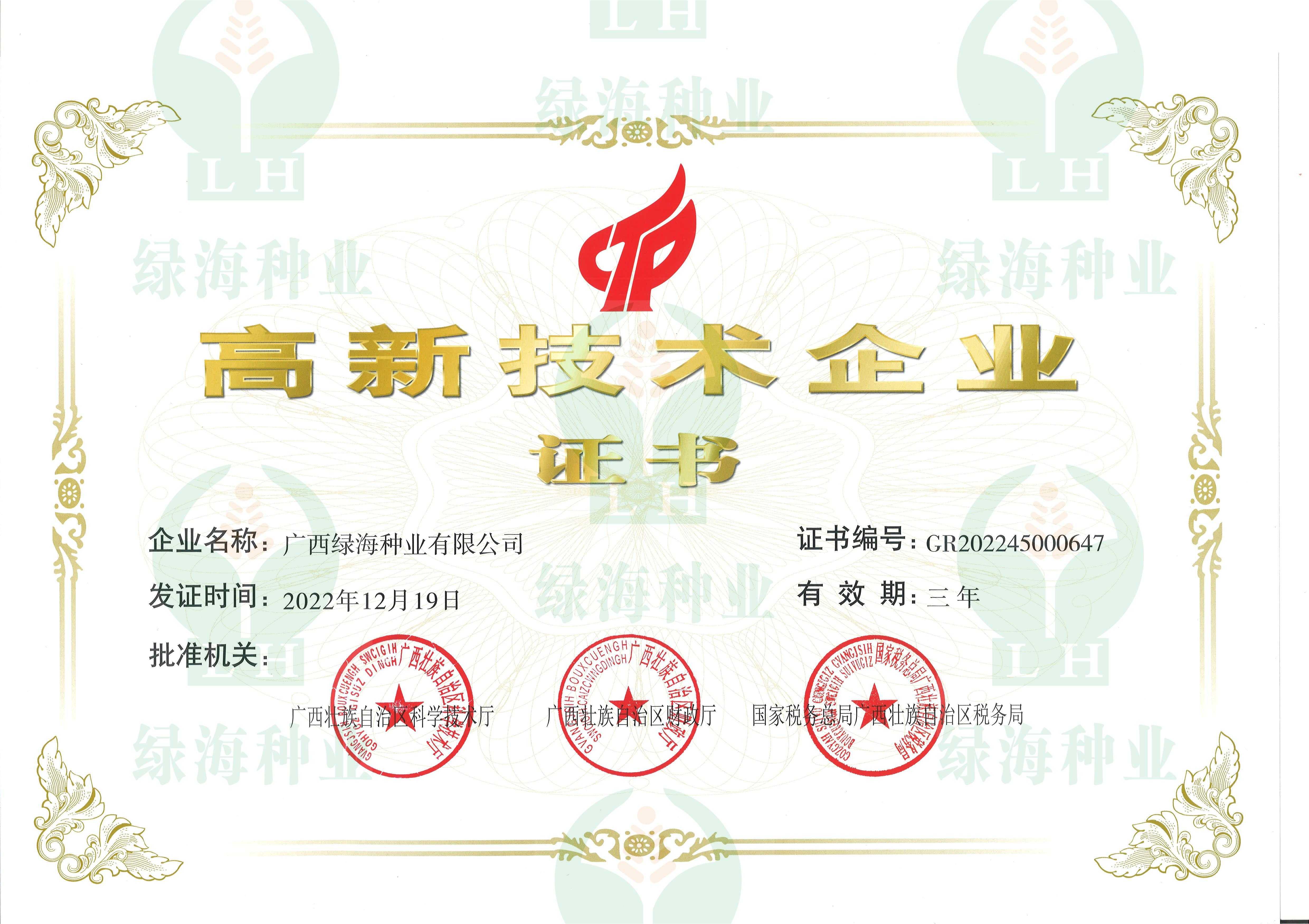 高新技術(shù)企業(yè)